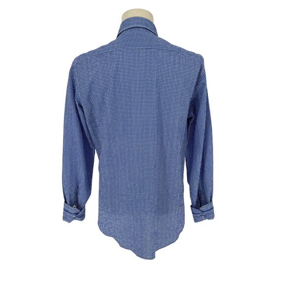 Robert Graham Seersucker Checker Button Front Long Sleeve Casual Shirt M - Picture 2 of 6